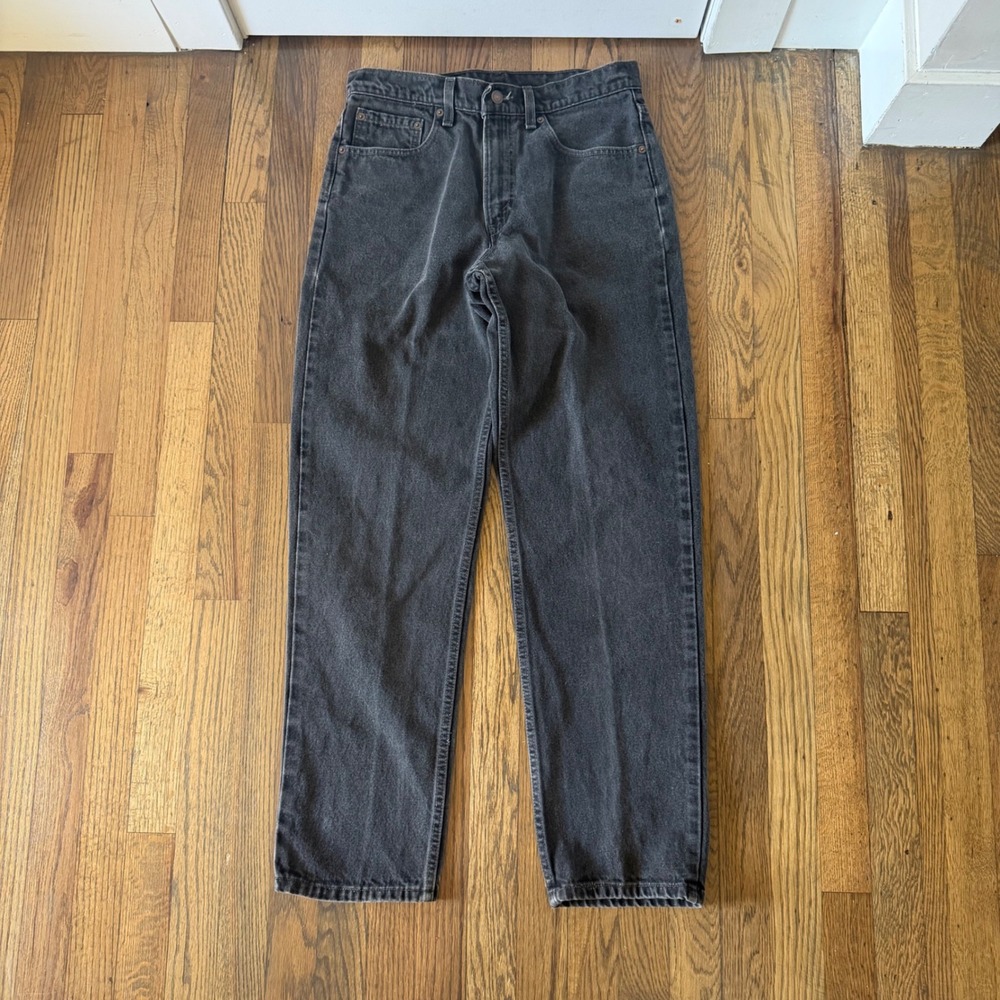 Vintage Levis 550 Relaxed Fit Jeans Mens W 32 L 32 Faded Black Made in USA